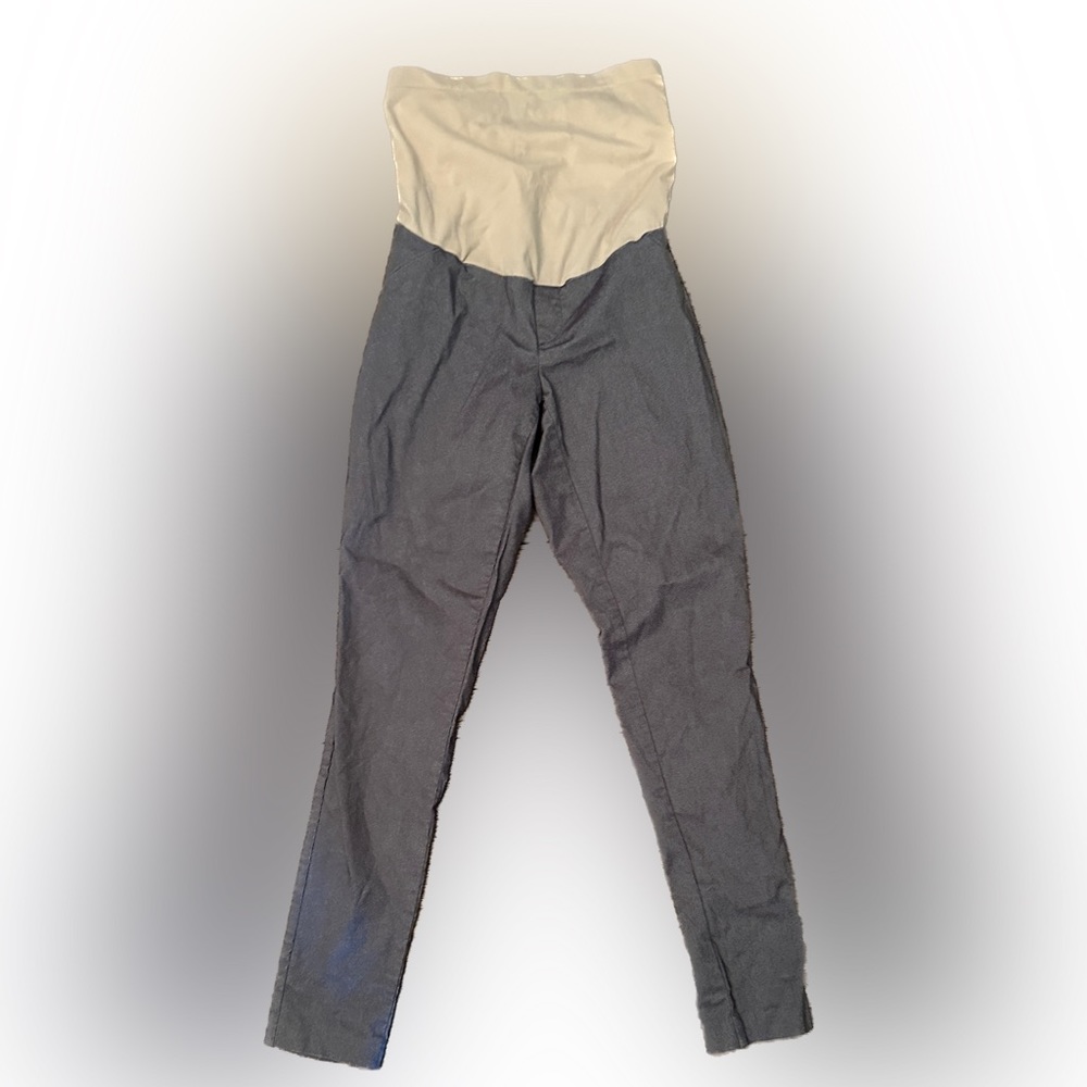 Maternity Motherhood PantsStretchy Skinny Gray Size Maternity Small - Picture 11 of 12